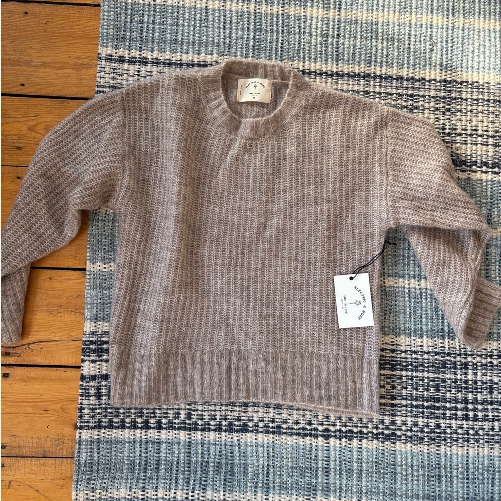 Electric & Rose Beige Crewneck Sweater
